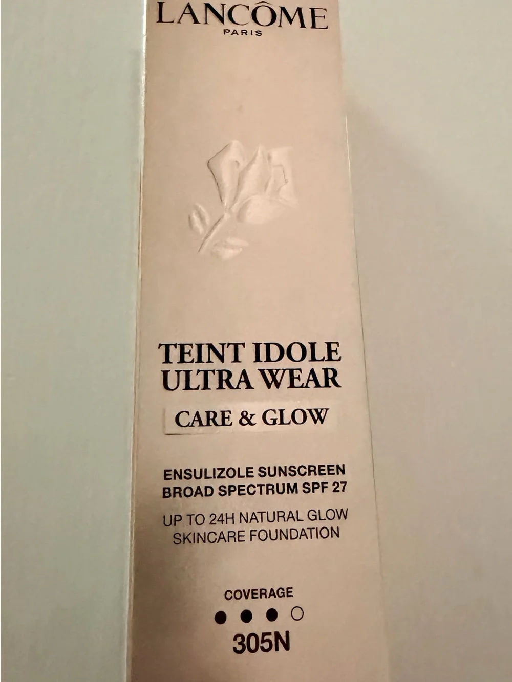 Lancôme Teint Idole Ultra Wear Care & Glow Foundation - Cream 305N